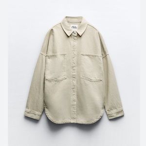 Zara Shirt with Pockets - Stone
